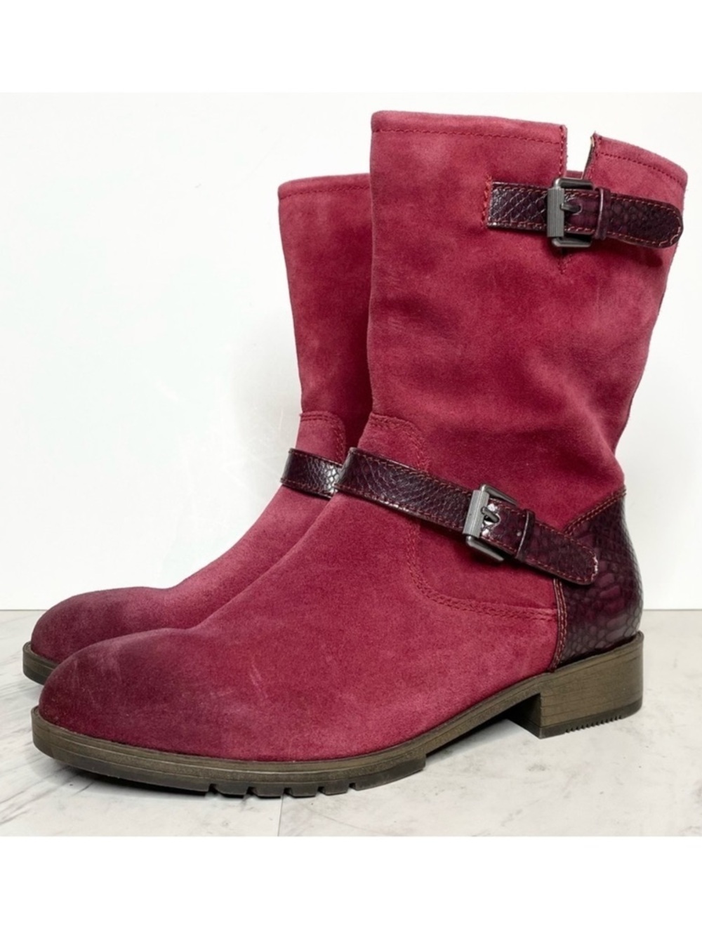 Naturalizer Genna Mid Calf Moto Boot 9W